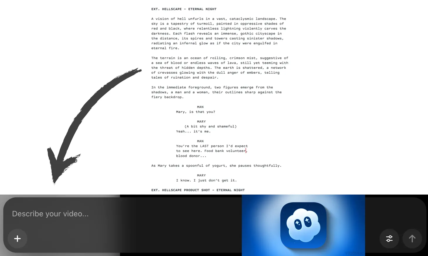 Votre Scénario est votre produit fini (ou presque)